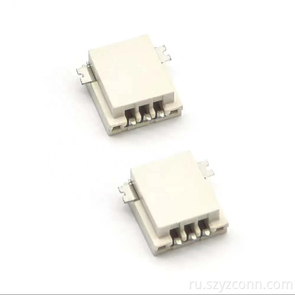 PH1.5mm Recessed Right-Angle Wafer SMT Type Pin header Connector 3P